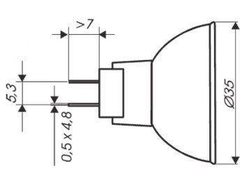 12V 75W G5.3-4.8